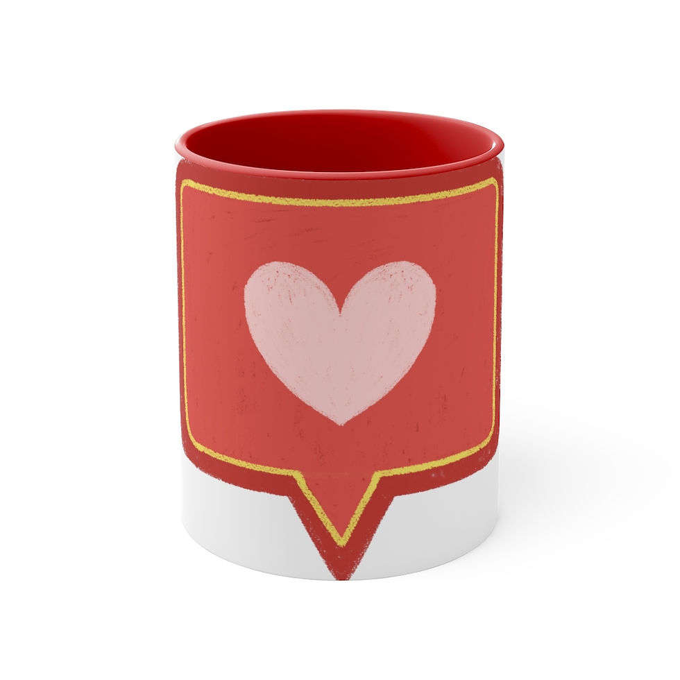 Thumbnail: Heart Accent Mug