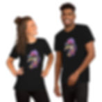 Thumbnail: Sticker Farmer Zombie Chicken Unisex t-shirt