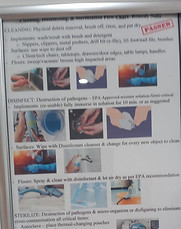 Our infection control steps are approved by State Board of Cosmetology.