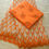 Thumbnail: French Lace/African Quality Lace Fabric For Bridal Outfits/Orange&Beige/5Yards