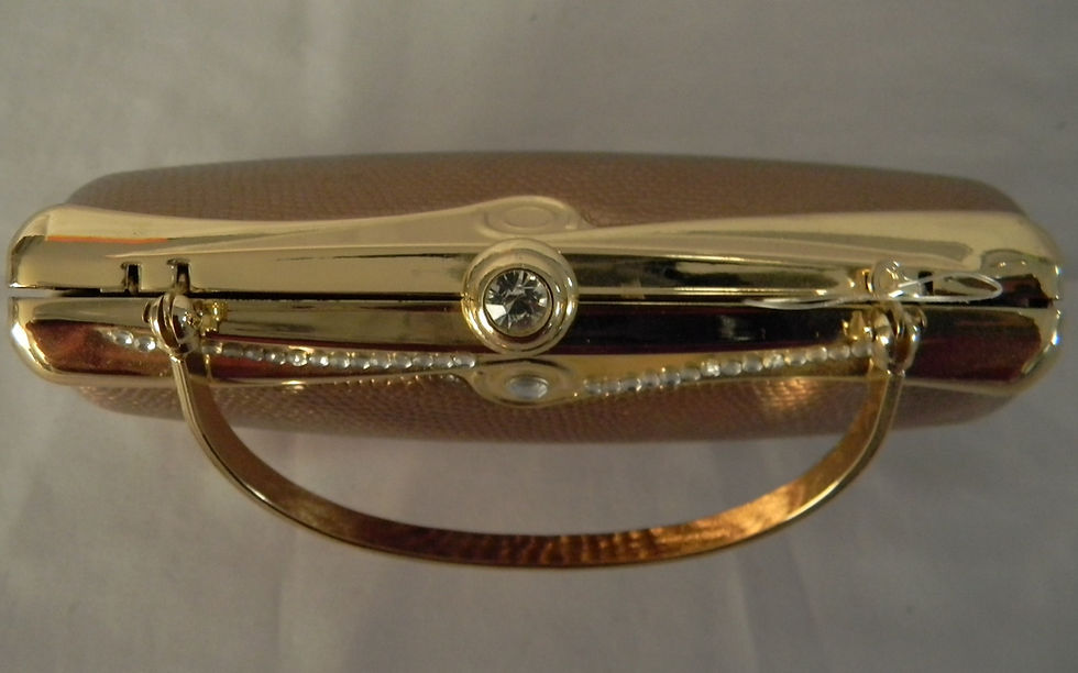 Thumbnail: Fashion Evening Clutch Bag/Bronze Party Bag/Small