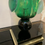 Miniatura: Pair of Green Murano Table Lamps by Costantini, 1980s
