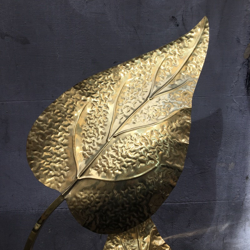 Miniatura: Italian Brass floor lamp by Tommaso Barbi