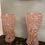 Miniatura: Pair of Pink Rostrato Murano Glass Lamps 1970