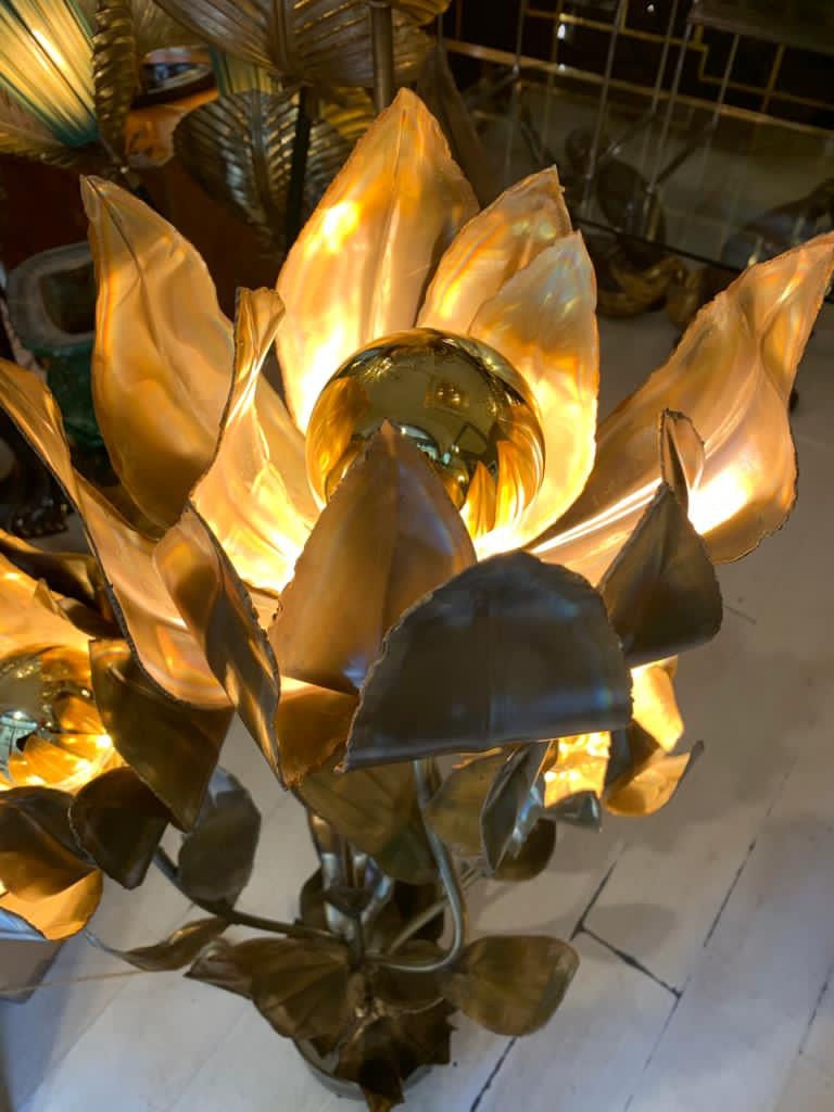 Miniatura: Maison Jansen Vintage Brass Floor Lamp,1970s