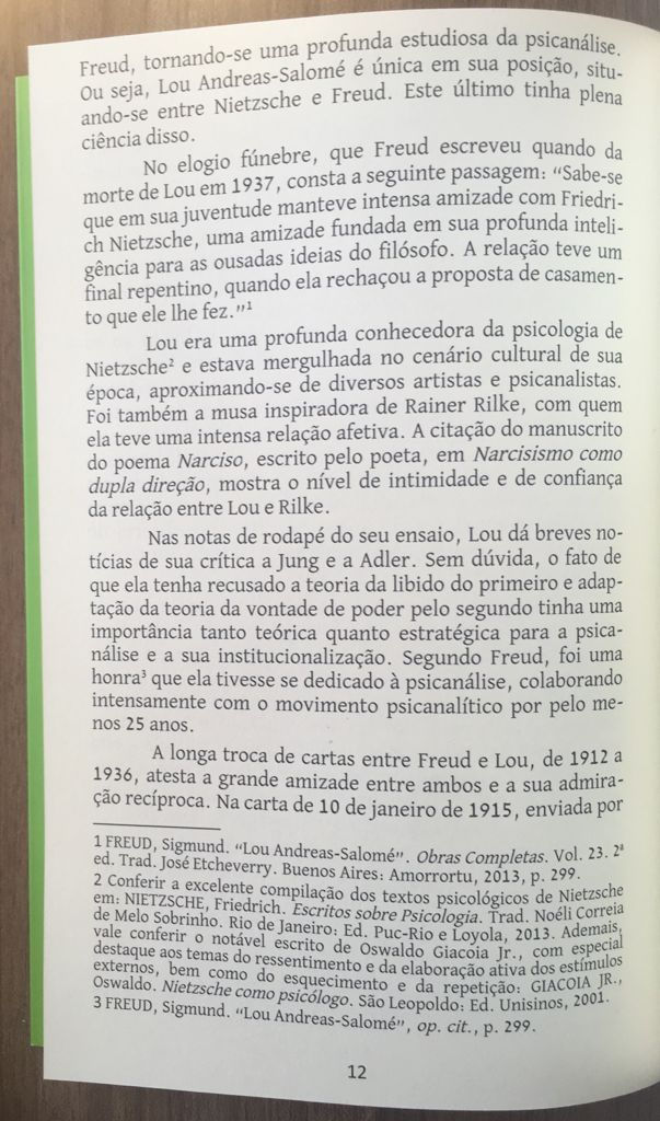 Miniatura: Narcisismo como dupla direção — Série Escrita Psicanalítica— Lou Andreas-Salomé