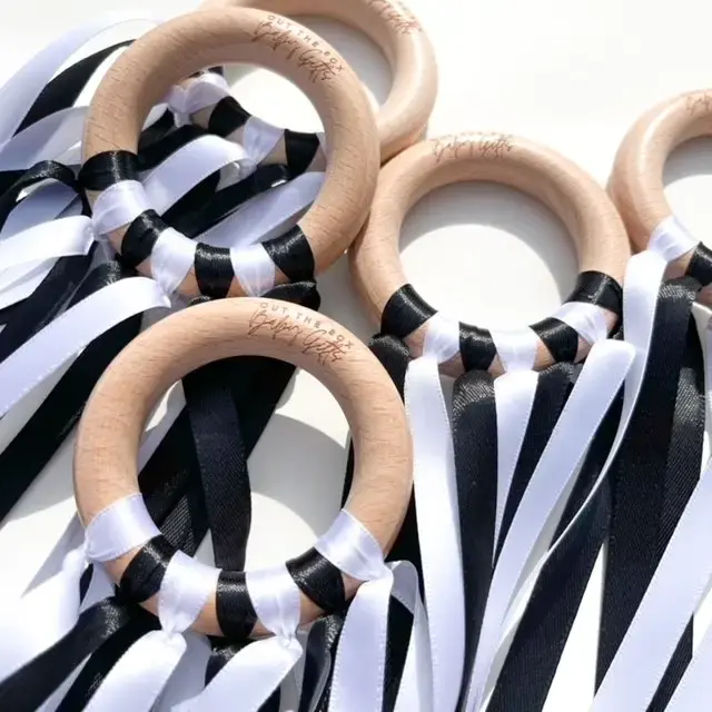 Monochrome Sensory Ribbon Ring