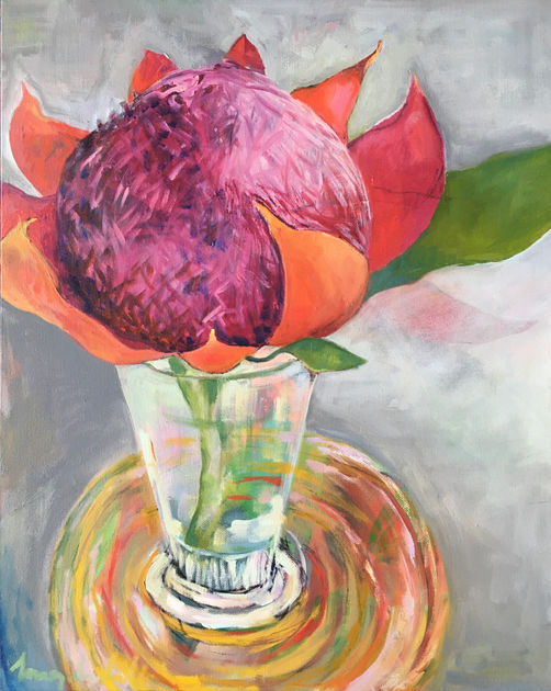 _Glass Jar,_ oil, 18x24 inches