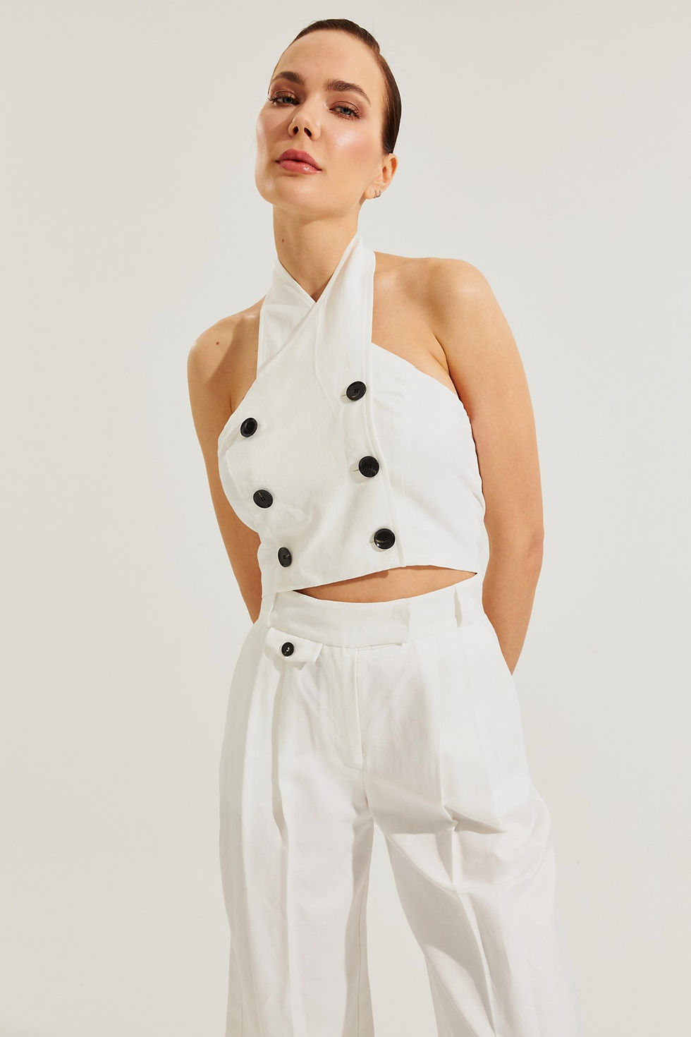 Thumbnail: Halter Neck & Trousers Co-Ord