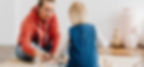 Concerned mom listens to toddler with echolalia. Speech pathology creates therapy that can help. Better Speech.