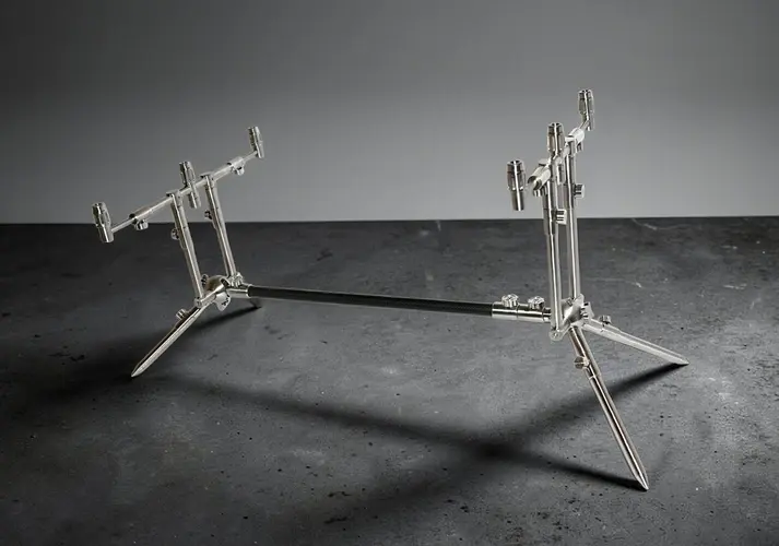 The Stabilize Adjusta Rod Pod from Angling Technics for carp fishing.