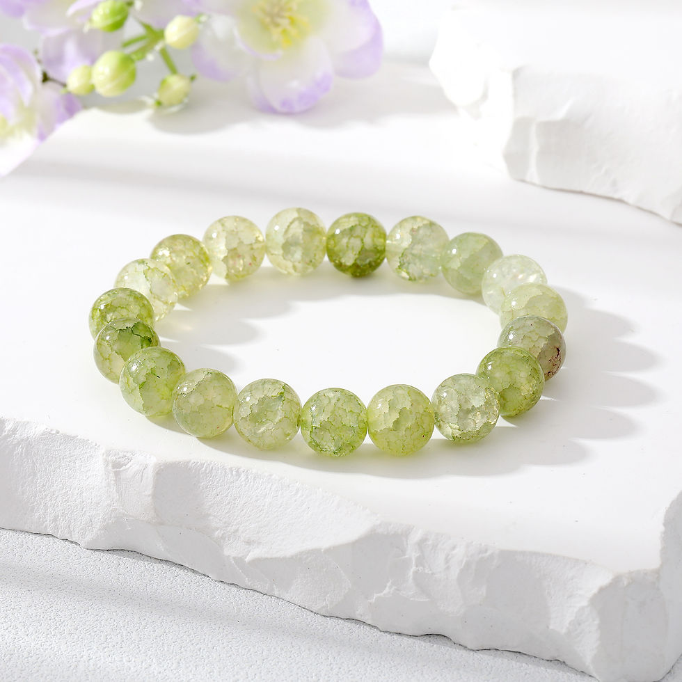Thumbnail: Geometric Beaded Resin Bracelets
