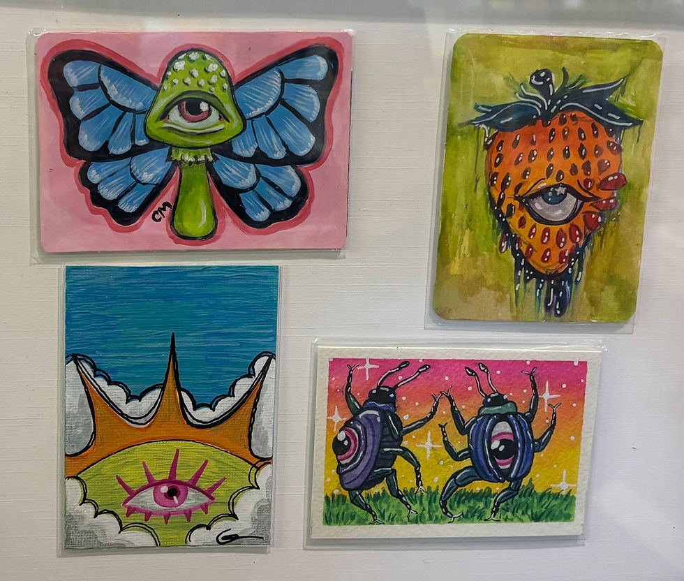 Patti Falk-Surrealism ACEO, 4/4-4/30