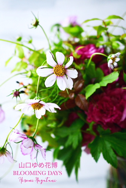 Flower styling 秋色ブーケ
