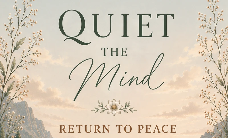quiet the mind- return to calm