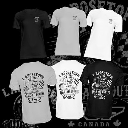 Tshirt Concours Laposetoph x YCF Vintage - 1 Chance de gagner