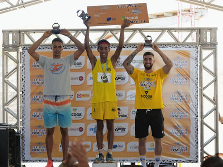 Atletas da escola de esportes do Instituto Água Viva sobem no pódio em corrida em Irecê (BA)