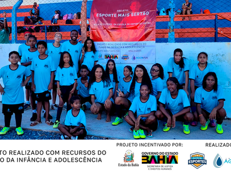 ESPORTE MAIS SERTÃO - MIL GOLS DE PLACA: UMA ESCOLA PARA A VIDA