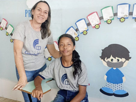 Educação Inclusiva muda vida de criança na base do Instituto Água Viva, em Miguel Calmon (BA)