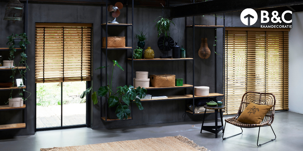 B&C raamdecoratie