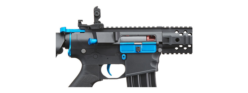 Thumbnail: Gen 2 M4 Evo 10" Quad-Rail Airsoft AEG w/ Crane Stock