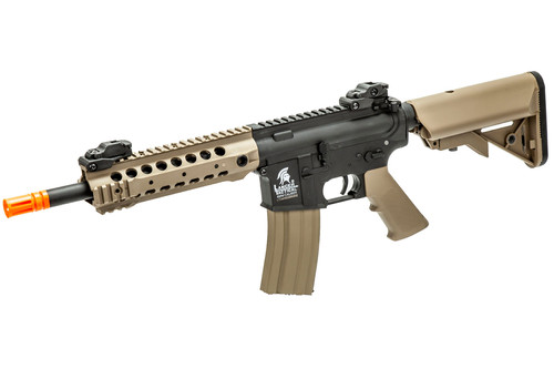 Gen 2 M4 CQB Airsoft AEG w/ Crane Stock (Black/Tan) | Lancer Tactical