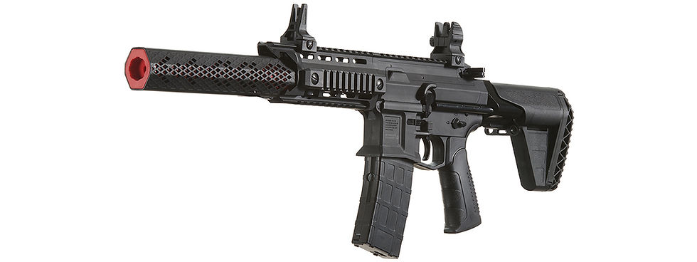 Thumbnail: Lancer Air Hydra M4 PDW BB Rifle - (Black)