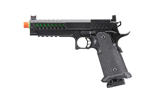 【HI FI FNK】Rabbit Pigment Top Knightshade Green Hi-Capa Gas Blowback Airsoft Pistol w/ Red