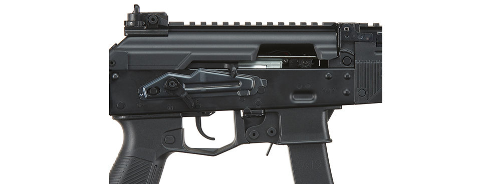 Thumbnail: Lancer Tactical PPK20 Airsoft SMG AEG EBB Full Metal Rifle (Black)