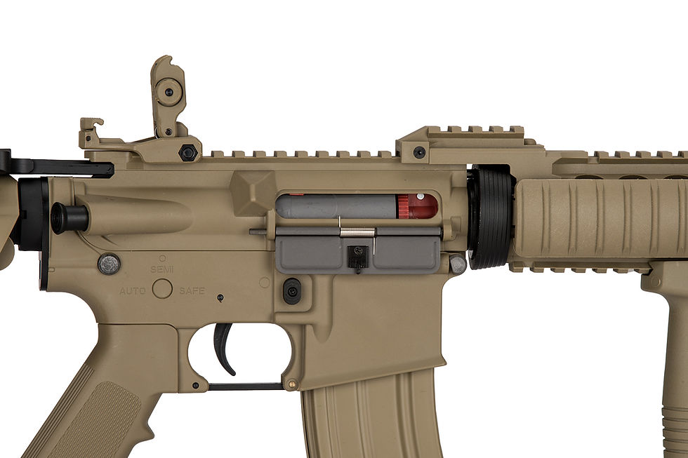 Thumbnail: Lancer Tactical MK18 Nylon Polymer Mod 0 AEG [Low FPS] (Color: Tan)