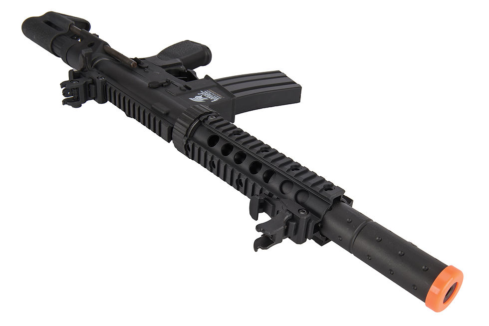 Thumbnail: Lancer Tactical LT-15BDL-G2 Gen 2 M4 Carbine w/ PDW Stock (Black)