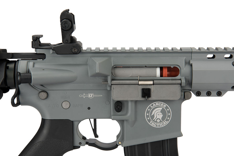 Thumbnail: Lancer Tactical LT-19 ProLine Series M4 Carbine 10" AEG [HIGH FPS] (GRAY)