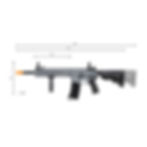 Thumbnail: Gen 3 M4 Evo RIS 10" Quad-Rail Airsoft AEG w/ Crane Stock