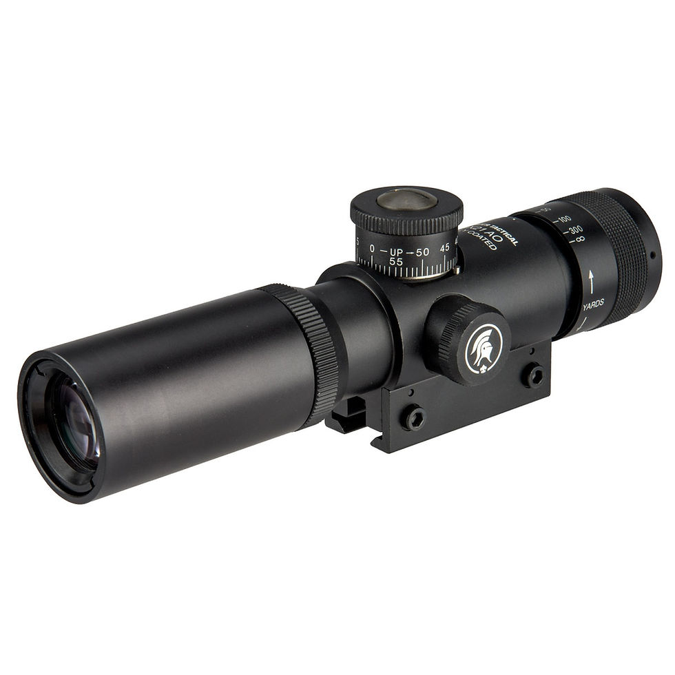 Thumbnail: 4x21 AO Rifle Scope with Lens Caps