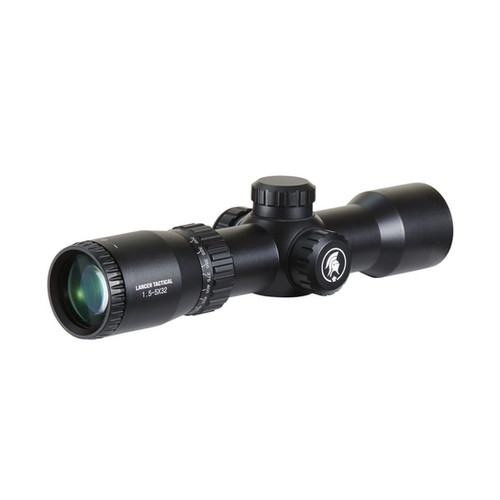 ローガン 1.5-5x32 Rifle Scope with Mounts (Black) | Lancer Tactical