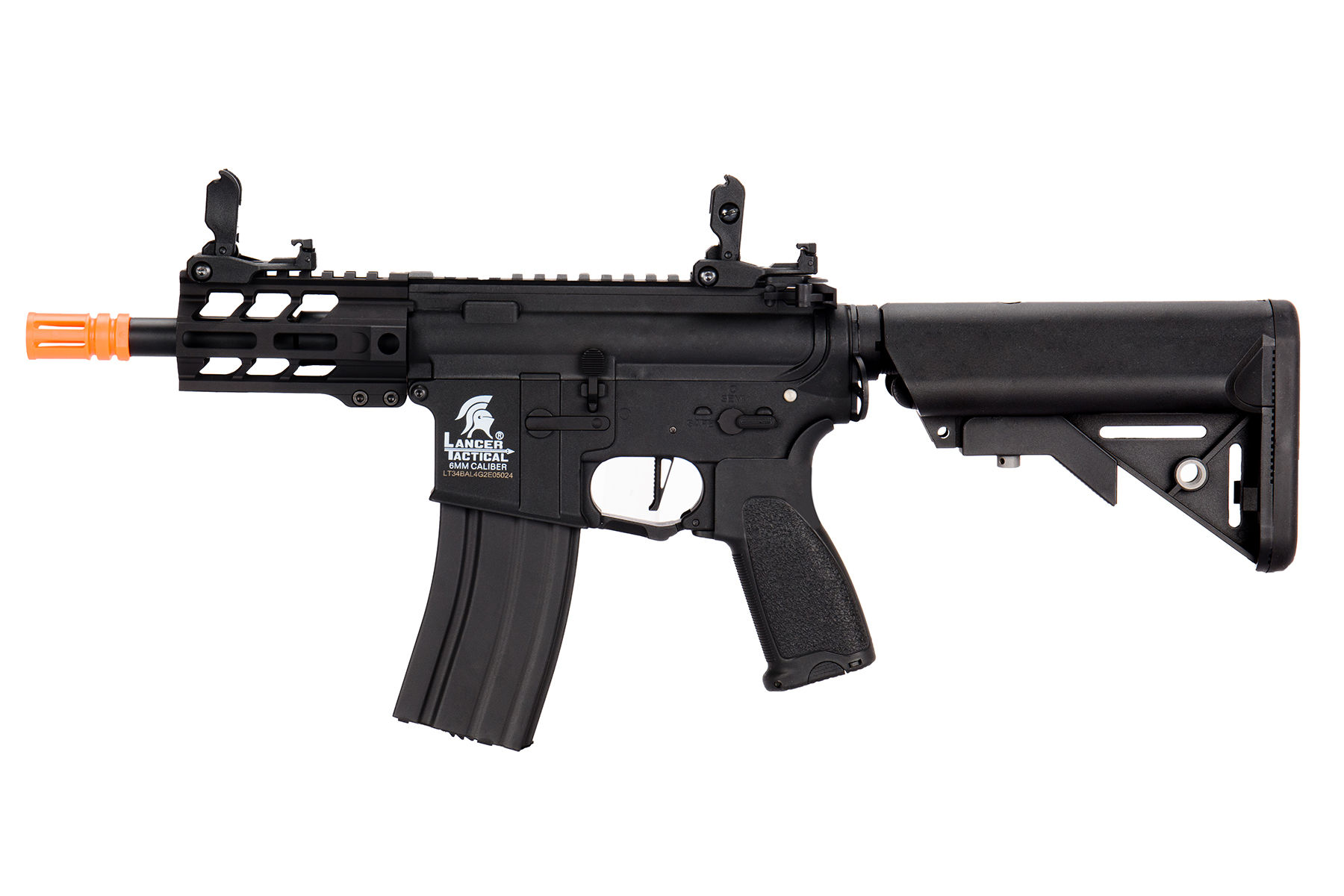 Lancer Tactical Enforcer Hybrid Gen-2 Battle Hawk 4" Rail AEG Rifle (Black)