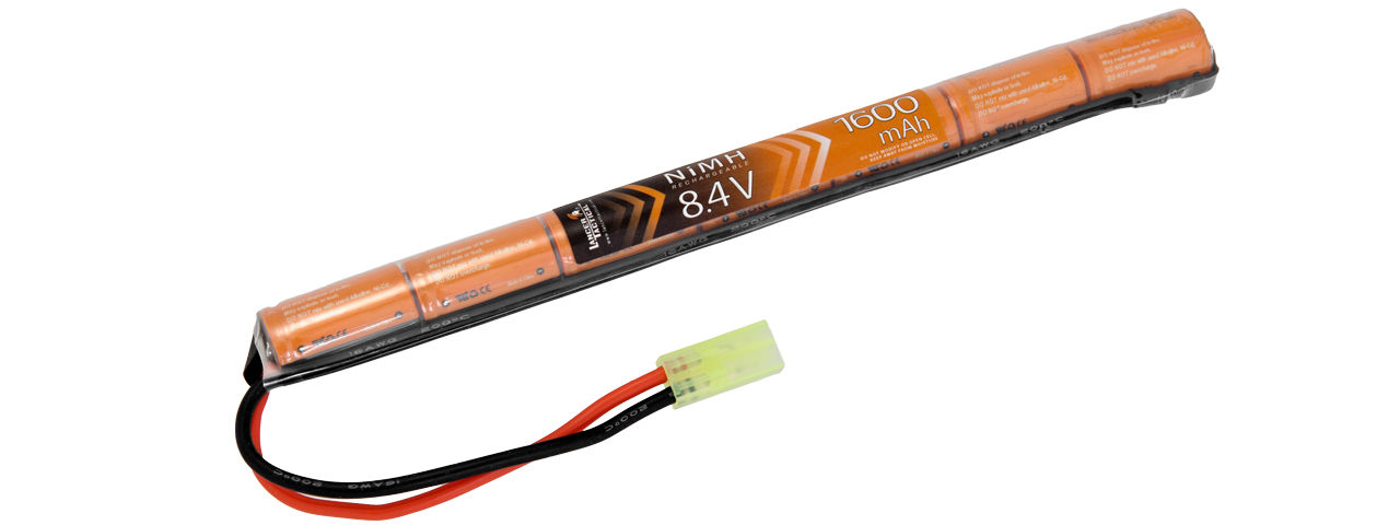 8.4v 1600mAh Stick NiMh Battery