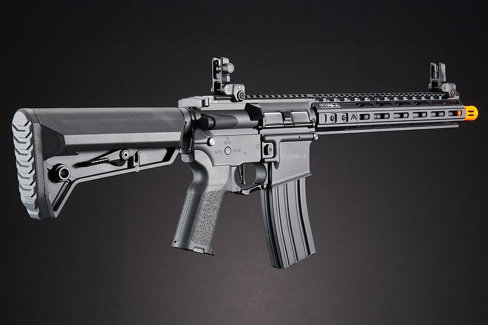 Thumbnail: BG Defense Licensed Type-A MK2 12" Gen 3 Airsoft AEG w/ Full Metal Rail