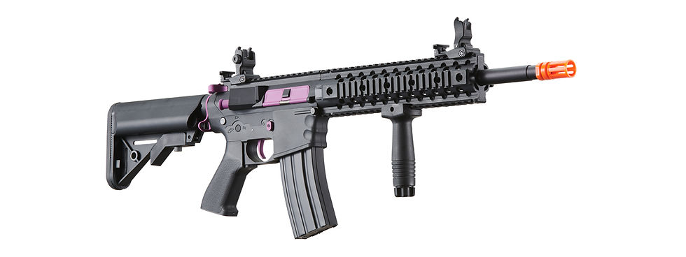 Thumbnail: Gen 2 M4 Evo 10" Quad-Rail Airsoft AEG w/ Crane Stock