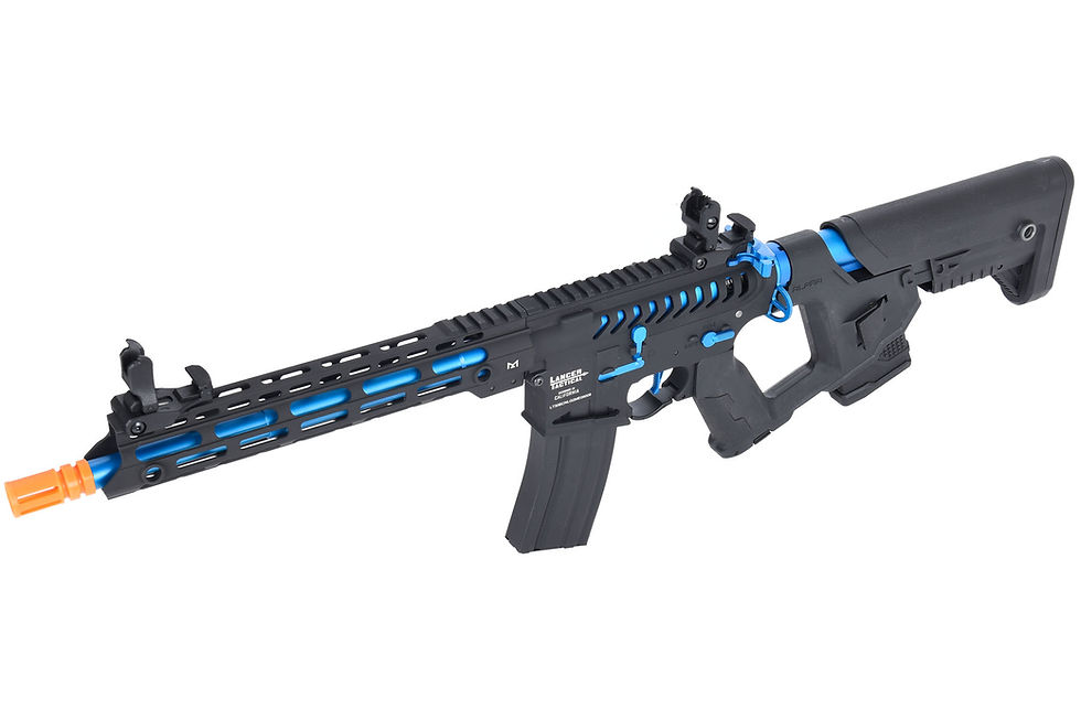 Thumbnail: Proline Low FPS Enforcer Black Bird Skeleton M-LOK Airsoft AEG w/ Alpha Stock