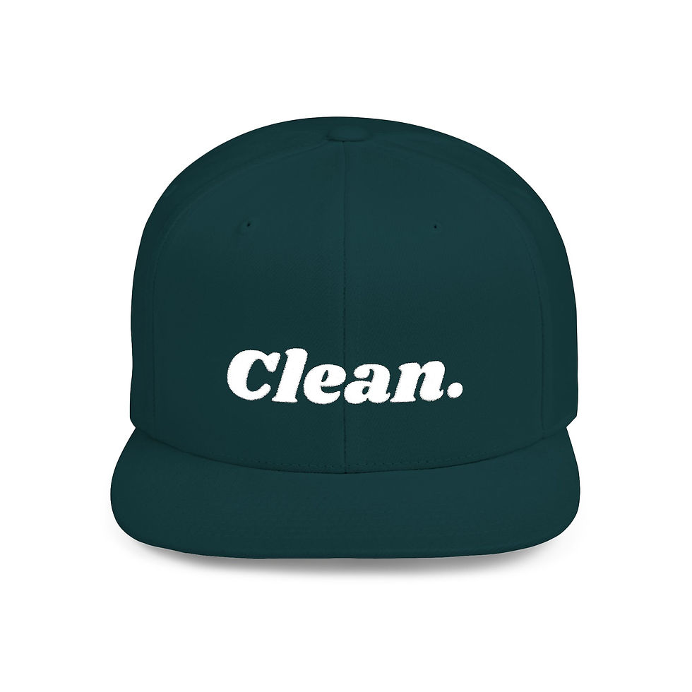 Thumbnail: *NEW* Clean Flat Bill Snapback