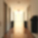 hallway with trash cans at each door with light background.jpg