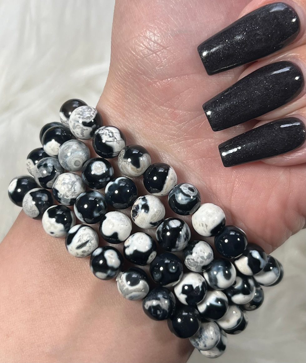 Orca Agate Bracelet