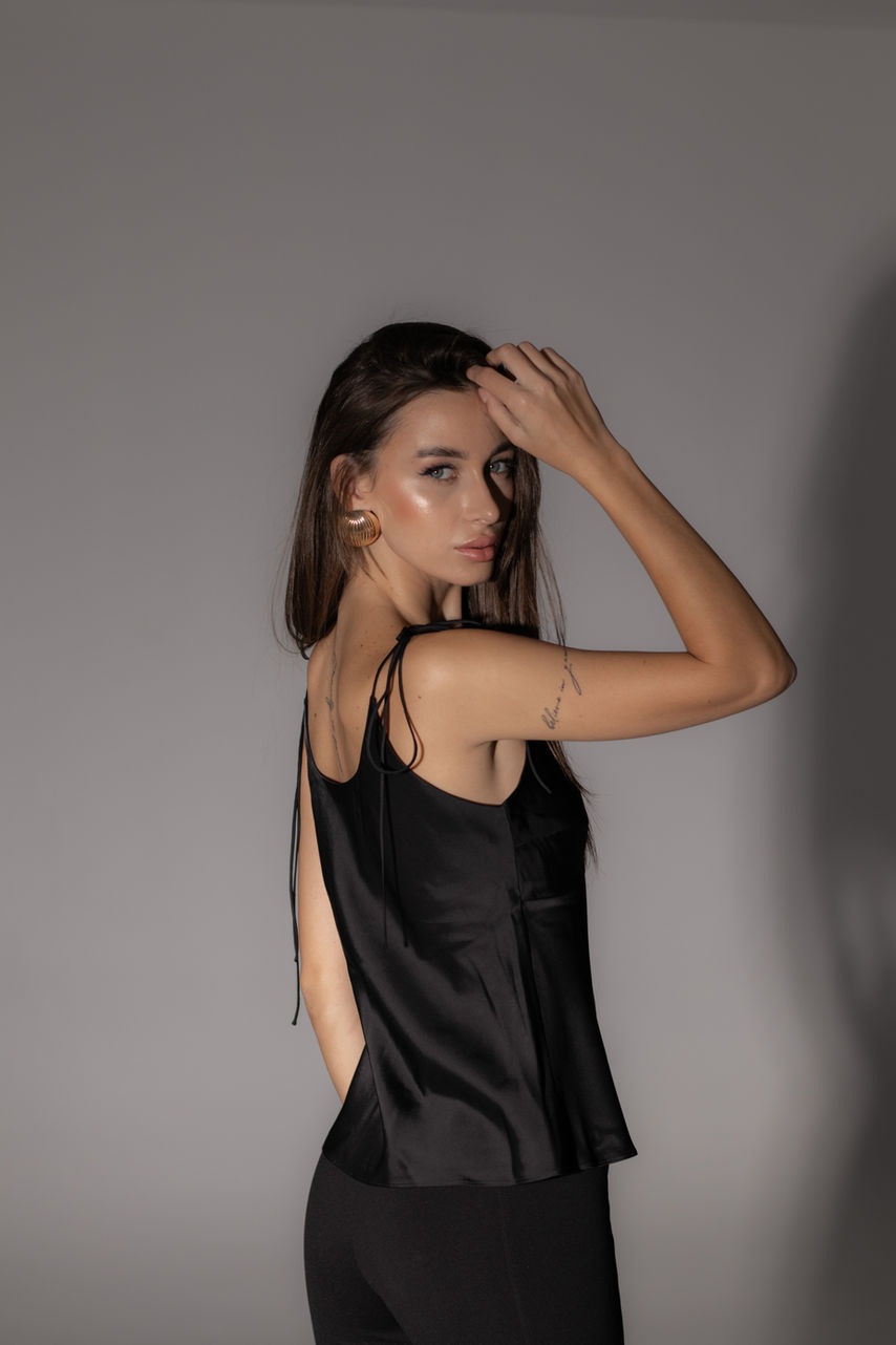 Silk Strappy Women's Top Kat