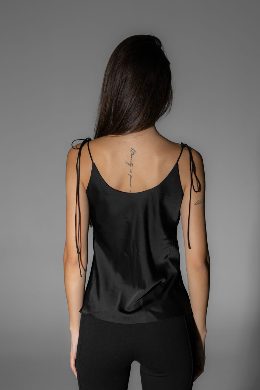 Silk Strappy Women's Top Kat