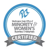 Washington State Office of Minority & Women's Business Enterprises Certification Badge