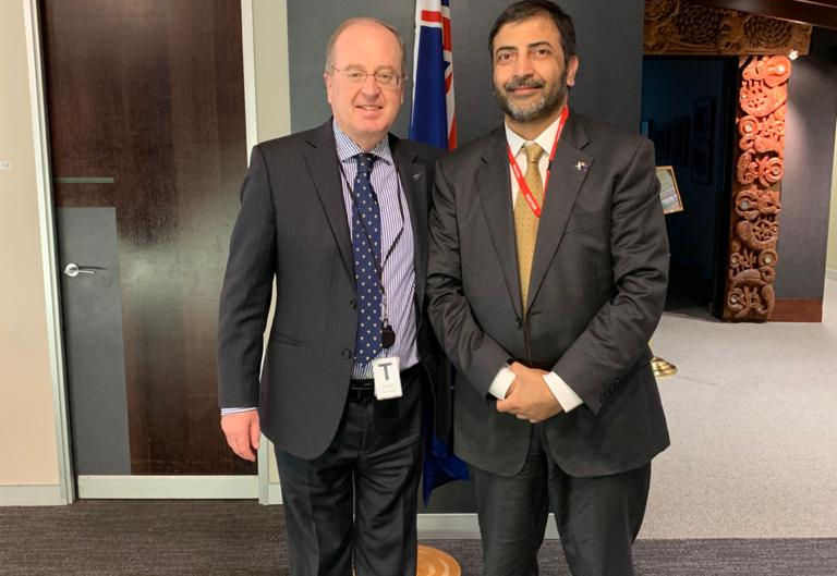 High Commissioner's meeting with H.E. Hamish MacMaster, New Zealand High Commissioner to Pakistan