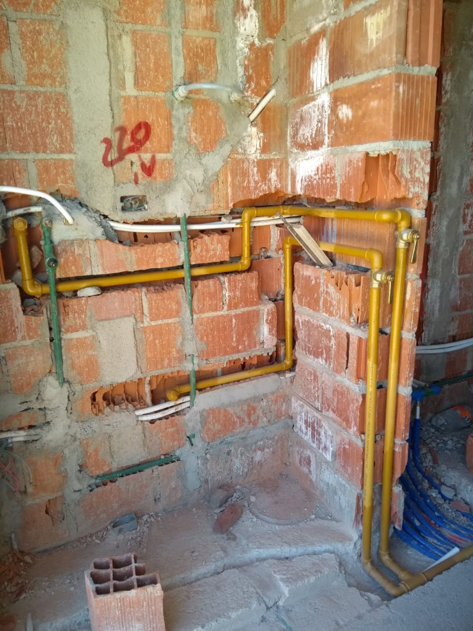 Instalación de Gas Domiciliaria - Casa DB - Bº: Cañuelas Chico - Año: 2020 - Cba. Capital -