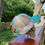 Thumbnail: Ladies Teal Weathered Trucker Hat