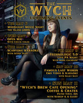 thewych-poster monthly upcoming event poster by week